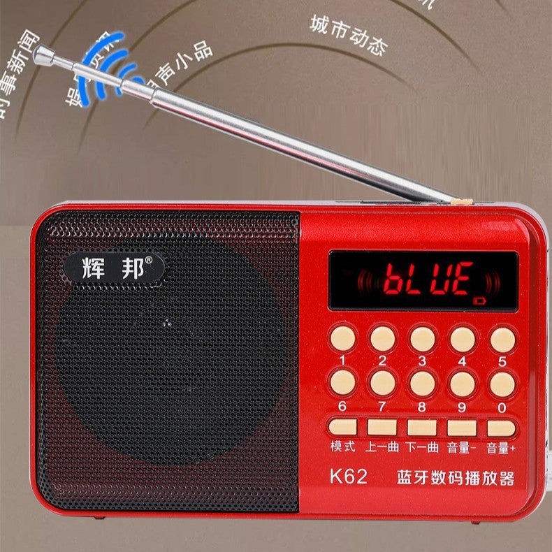 Export Huibang K-62 Old Mini Radio Mp3 Button Tuning Student Radio Supply - Image 2